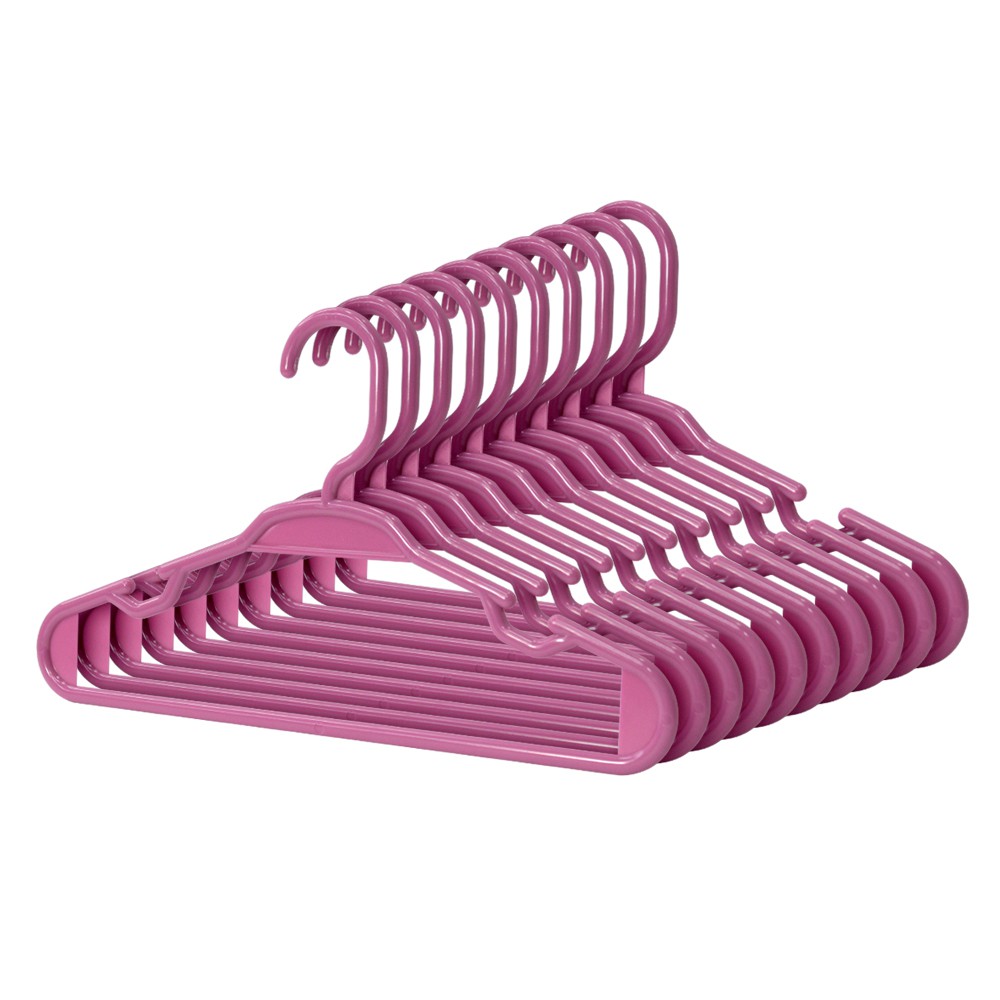Cabide Infantil Rosa 28 cm (50 unidades) | Shopee Brasil
