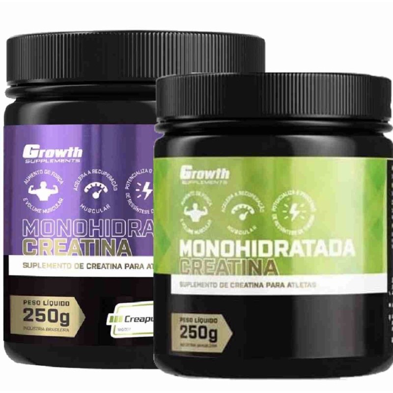 Creatina Monohidratada ou Creapure 100g 250g original – Growth Supplements