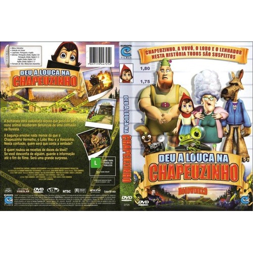 DEU A LOUCA NA CHAPEUZINHO DVD ORIGINAL DUBLADO