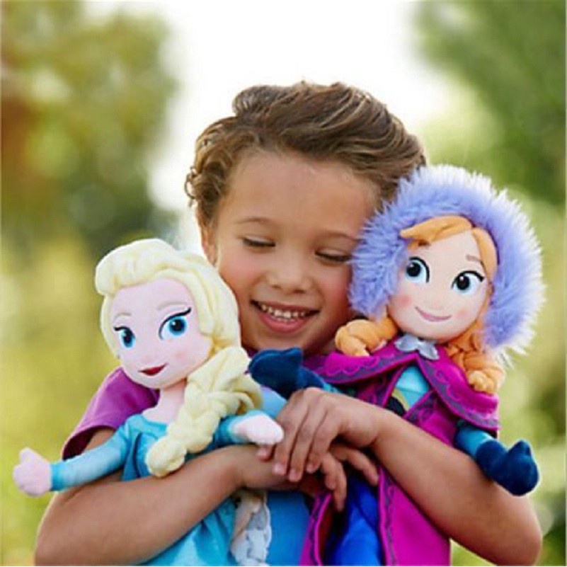 Soft elsa best sale and anna dolls