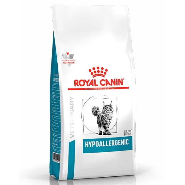 Ração Royal Canin Hypoallergenic para Gatos com Alergia - 4Kg