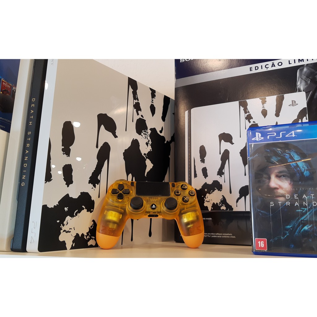 Playstation PS4 Pro Edição Death Stranding | Shopee Brasil