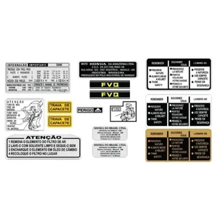 Adesivos de Advertência CB 400