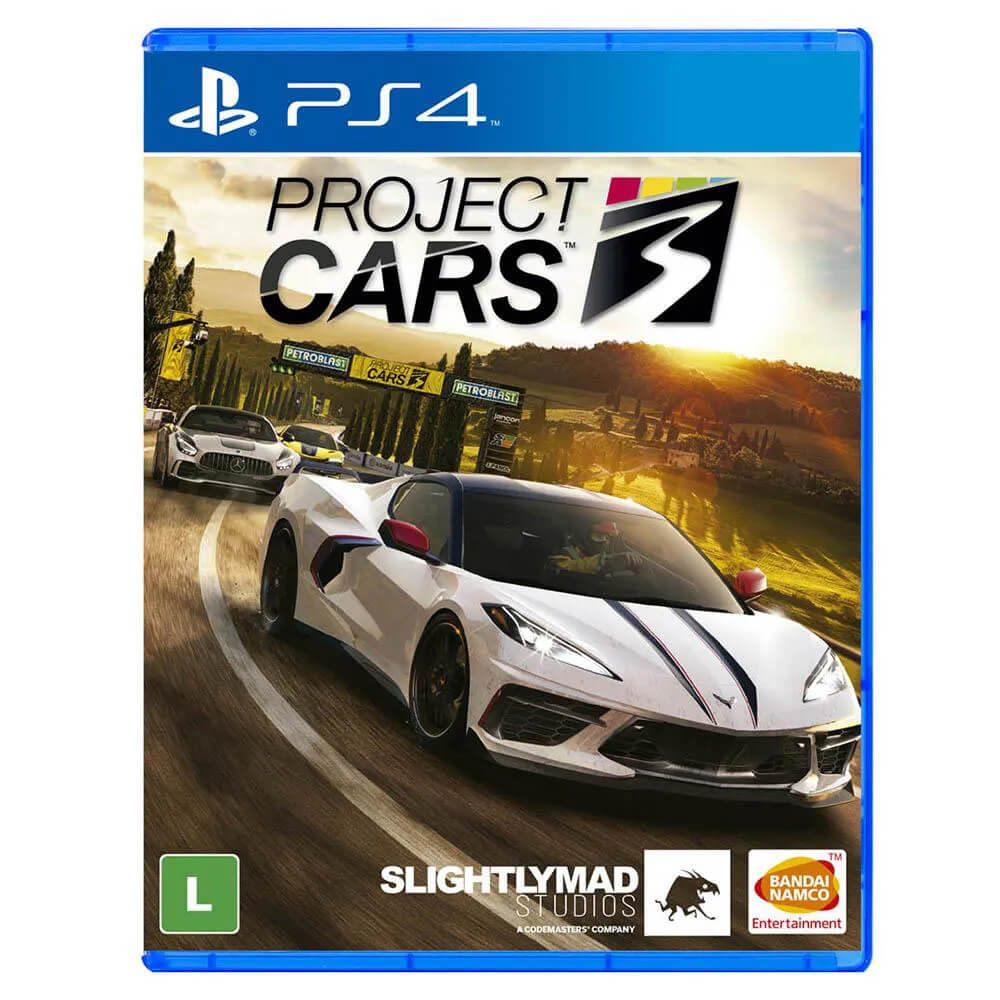 Jogo PS4 Project Cars 3 Mídia Física - Playstation 4 - Jogos de Corrida e  Voo - Magazine Luiza