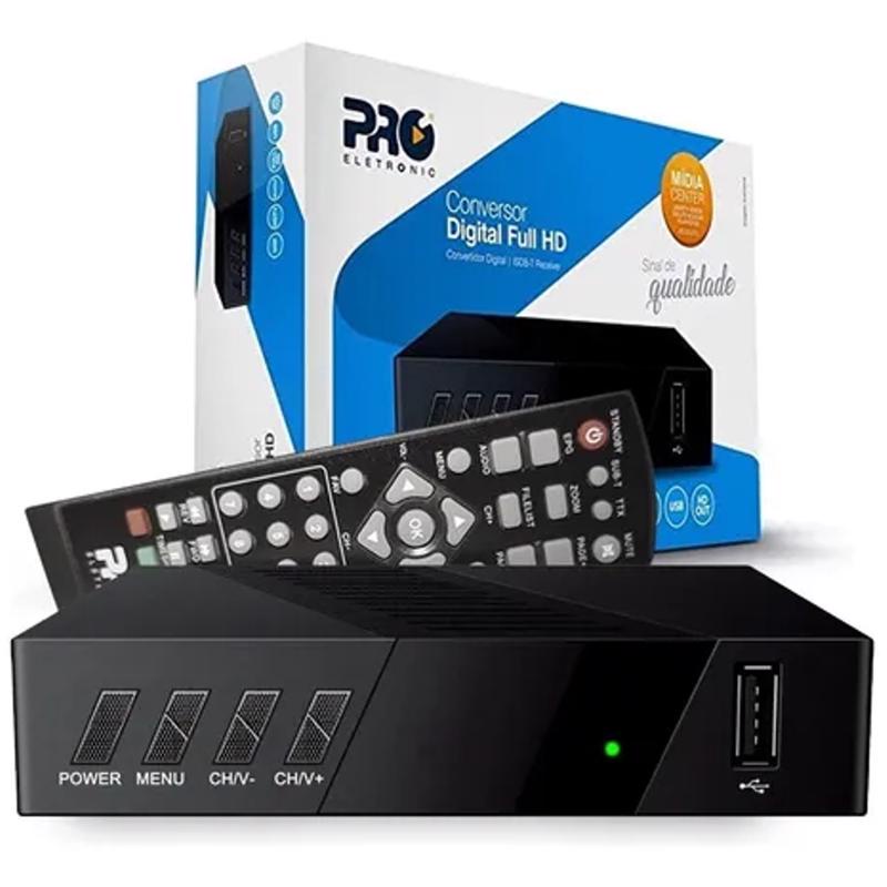 Conversor Digital Full Hd Prodt-1250 Proeletronic | Shopee Brasil