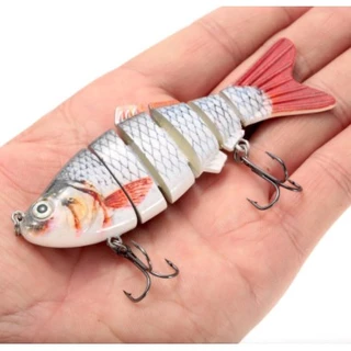 Isca Artificial Lambari Articulado 6 Segmentos 10cm