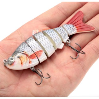 Isca Artificial Lambari Articulado 6 Segmentos 10cm