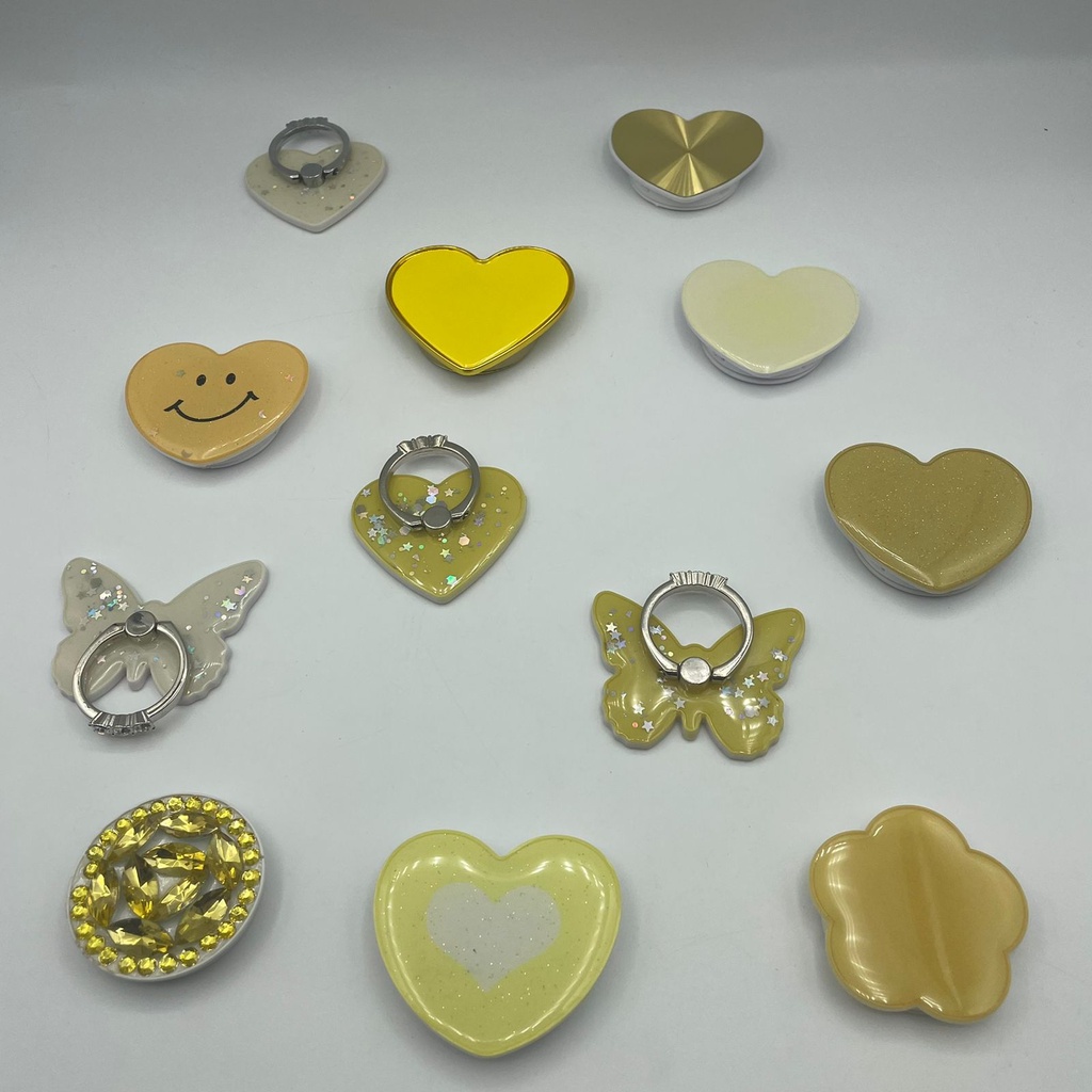 Suporte para Celular/Popsocket Amarelo | Shopee Brasil