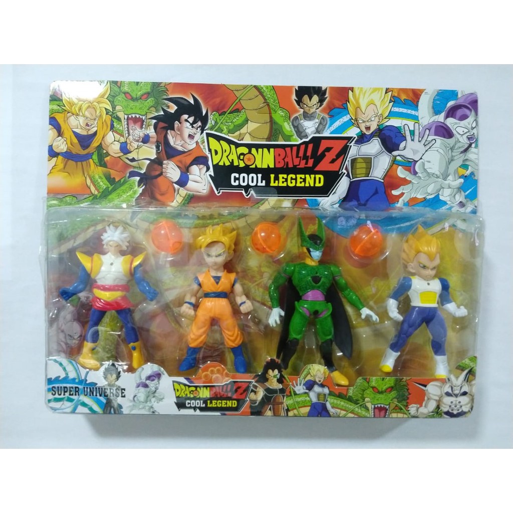 Comprar Kit Dragon Ball Z com Bubu 5 Personagens - Brinquedos Para Crianças