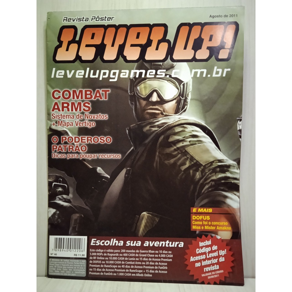Poster do jogo Combat Arms level up games 62x67 para decoração e colecionadores e fans