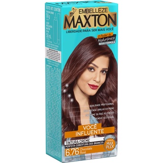 Tinta de cabelo maxton você mais influente chocolate rosé 6.76