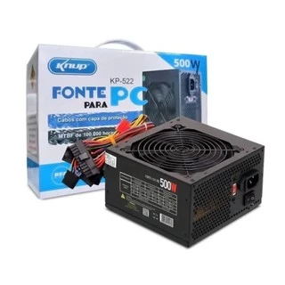 Fonte Atx Gamer 500w Ultra Silence Pc Gamer Nfe kp-522