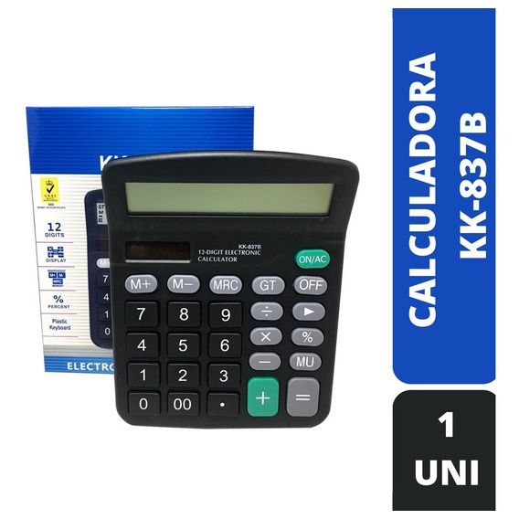 Calculadora Eletrônica 12 Dígitos Grande XH-837B-12 - Xhaday | Shopee ...