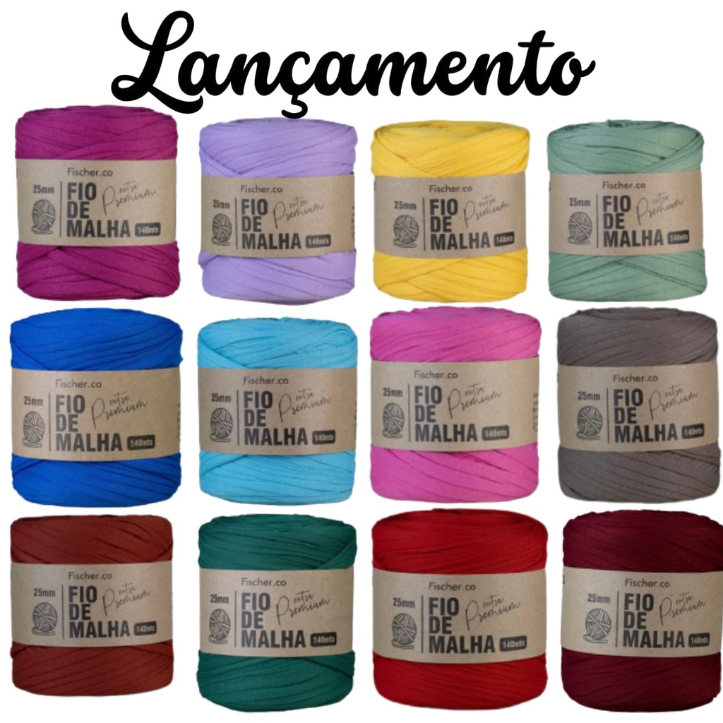 Fio de Malha Premium Extra Cores Novas Especiais Lançamento