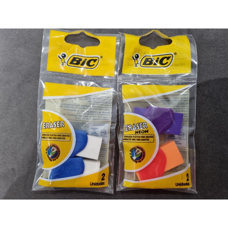 Kit Borracha Bic Eraser 2 Unidades / Papelaria / Material Escolar