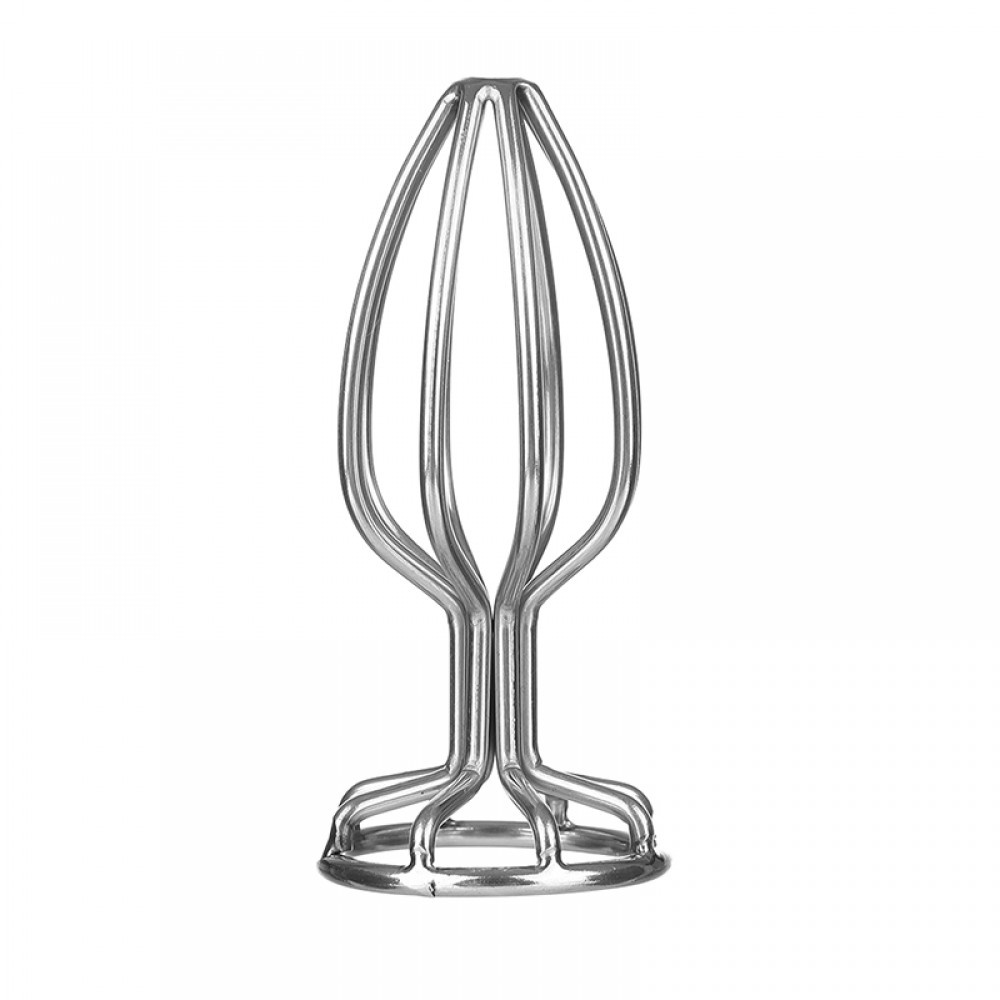 Plug Anal Vazado Em A o Inoxid vel Tamanho P 6 6 X 2 7 Cm Escorrega 