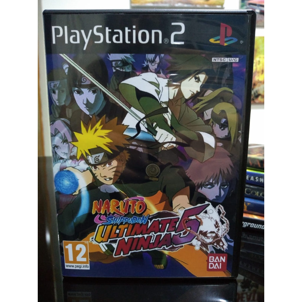 Naruto Shippuden Ultimate Ninja 5 PS2 REPRO Perfeito - Escorrega o Preço