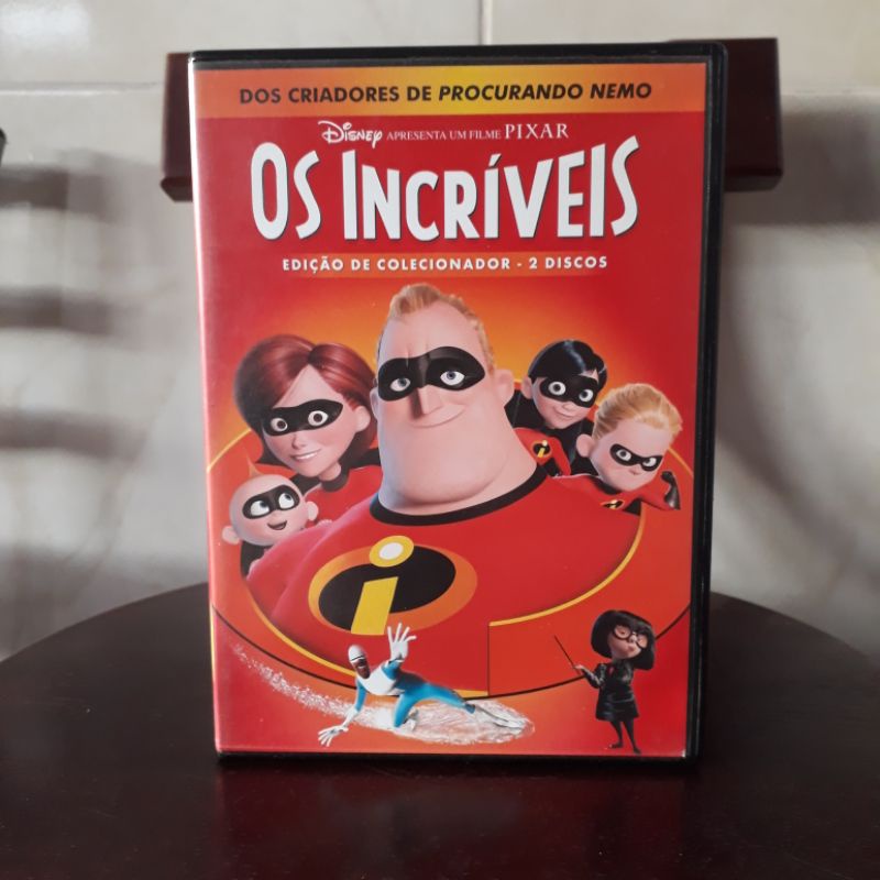 Dvd Original Disney Pixar Os Incríveis Dvd Duplo Edição De Colecionador Clássico Disney 