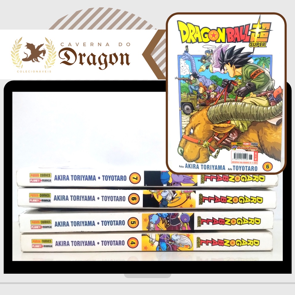 Mangá Dragon Ball Super volumes variados (Lote Aberto - Venda por unidade)