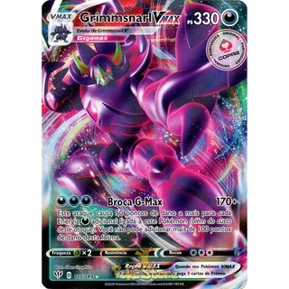 Carta Pokemon Grimmsnarl VMAX Português 115/189 Card Original Copag