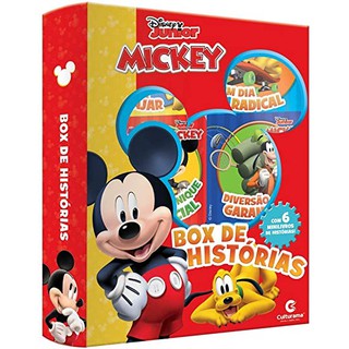 Box De Livros Mickey E Sua Turma Com 6 Livrinhos Disney