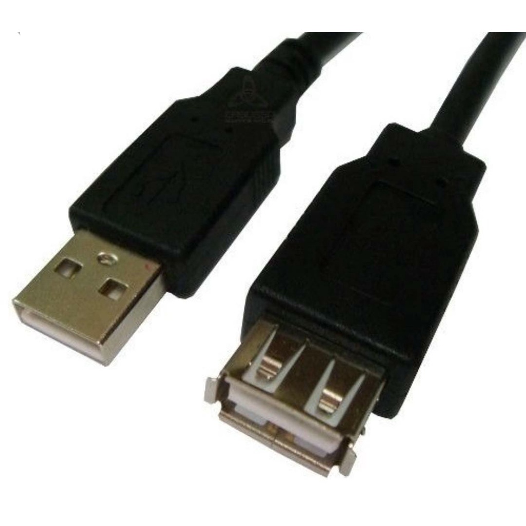 Cabo Extensor USB Macho x Fêmea 1,50/1,80/3/5 Metros | Shopee Brasil