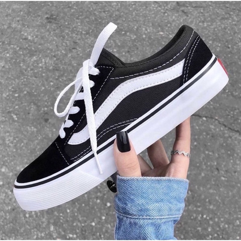 Tenis vans outlet plataforma replica