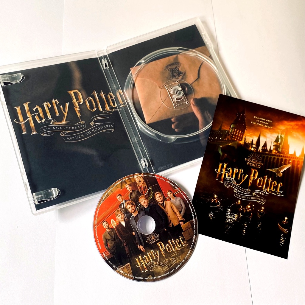 DVD Harry Potter 20th Anniversary Return to Hogwarts 2022 dublado