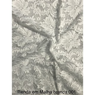 Tecido Renda de Malha POLIAMIDA C ELASTANO 1,00 CUMPx1,50 LARG