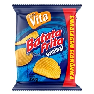 Batata Chips Ondulada 350g