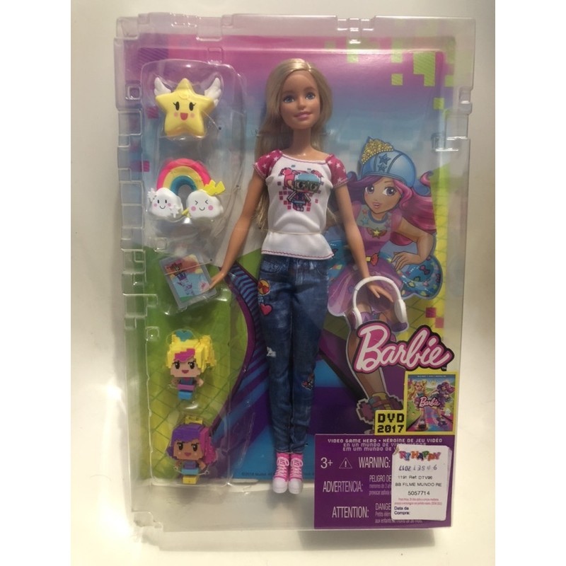 Barbie em um Mundo de Videogame é a nova série de bonecas da