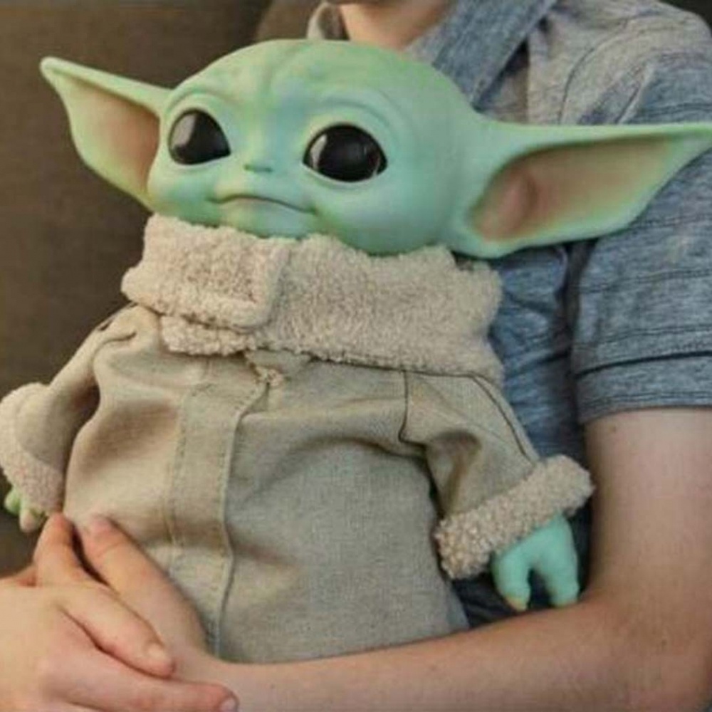 30CM Baby Yoda Plush Toy Master The Mandalorian Force Stuffed Doll Gift Kids