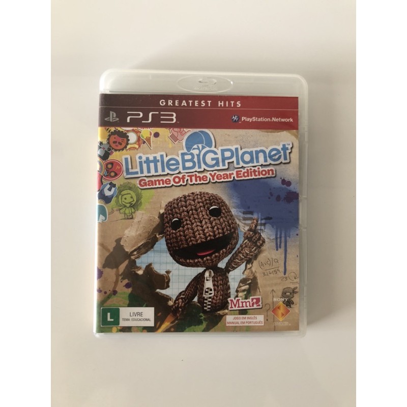 Jogo PS3 Little Big Planet - Game of The Year Edition - Sony - Gameteczone  a melhor loja de Games e Assistência Técnica do Brasil em SP