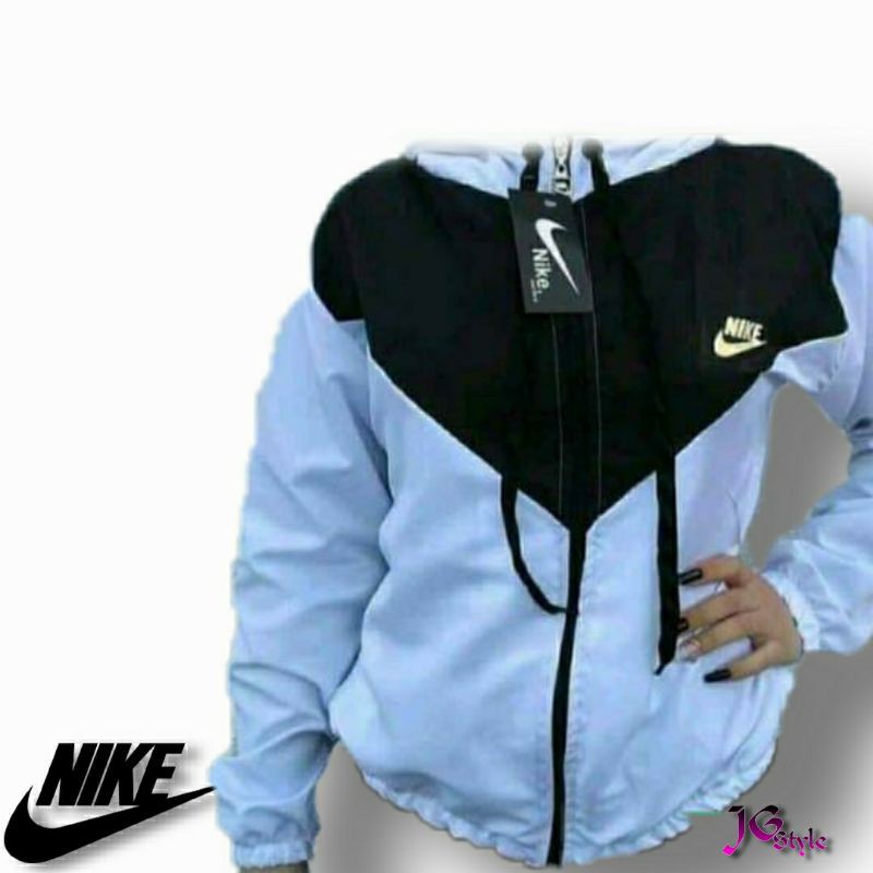 Corta vento nike branca clearance feminina