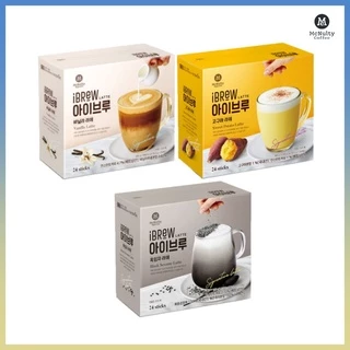 Furador McNulty iBrew Latte Café Série Mix , 24 Sticks/Baunilha , Preta , Batata Doce