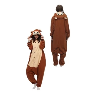 Pijama Macaco Macacão Adulto Promoção Kigurumi Macaco Versão Animais Original