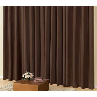 Cortina Trilho Suíço 4,00x2,50 Blackout Tecido Corta Luz