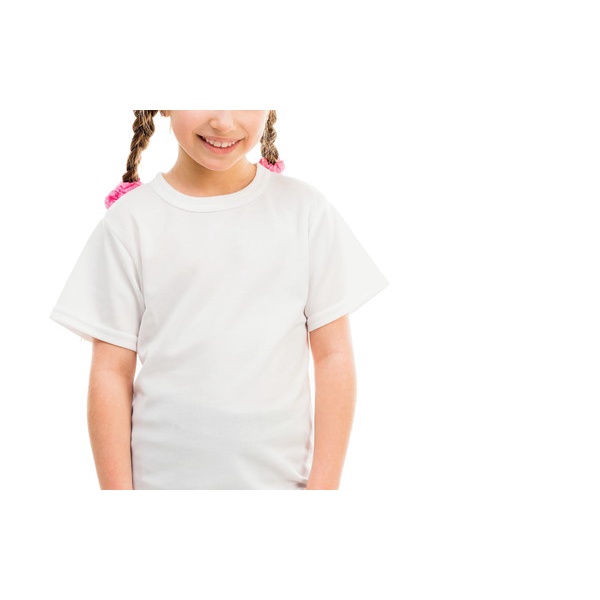 Camiseta Infantil Branca 100% Algodão - Atacado de Camisetas