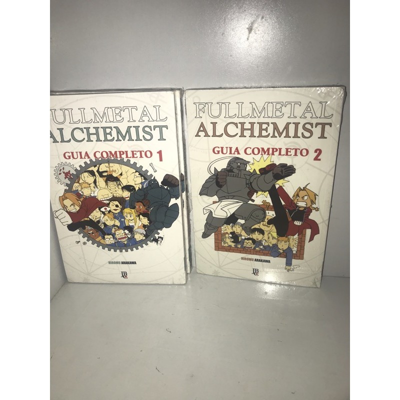 Coleção de mangas Fullmetal Alchemist guia completo edições 1 e 2