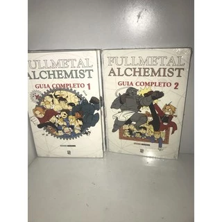 Coleção de mangas Fullmetal Alchemist guia completo edições 1 e 2
