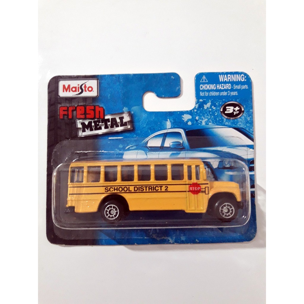 School District 2 Bus Ônibus Escolar Maisto 1:64 | Shopee Brasil