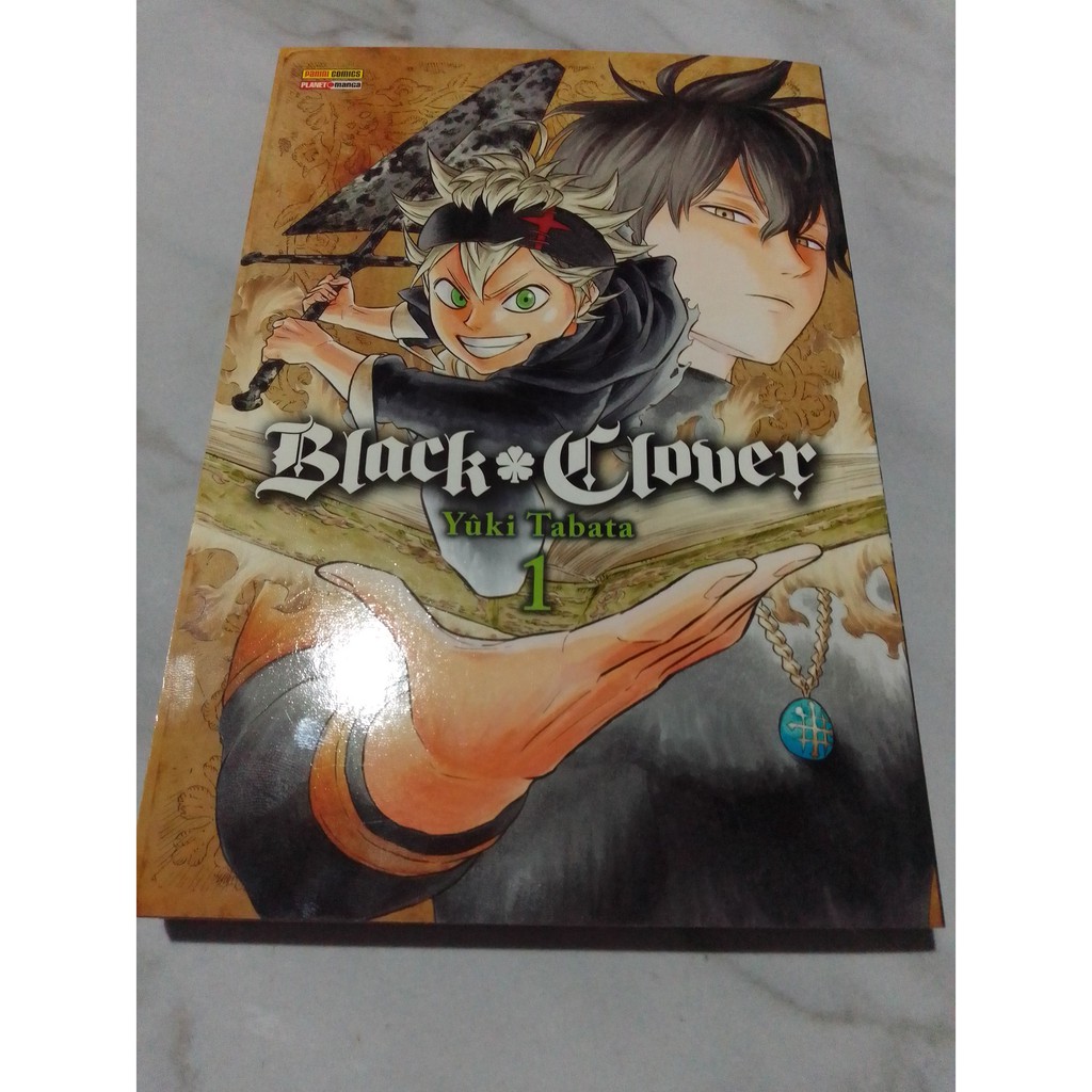 Black Clover Mangá Volume 1 Capa Comum Livro Português br em