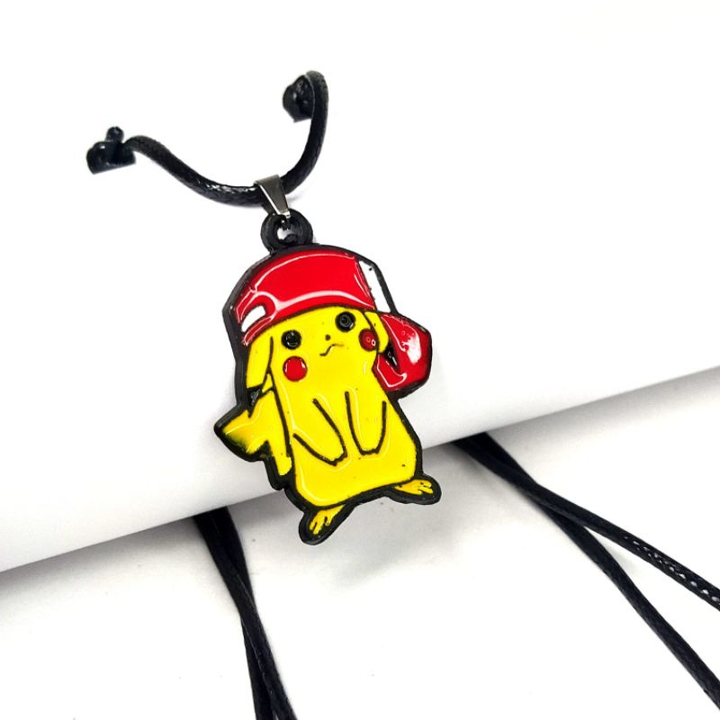 Colar Cordão Ajustável Pikachu Anime Pokémon / Geek / Otaku