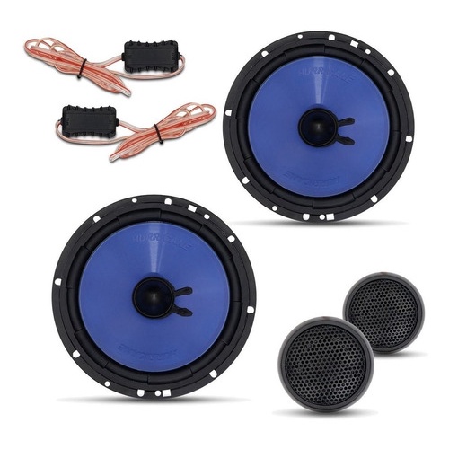 Par Auto Kit Duas Vias Hurricane 6 Pol Cm-6.2 130w Rms Som