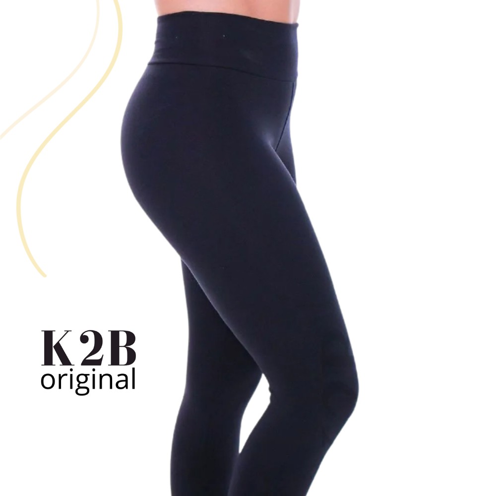 Calça legging hot sale cós alto