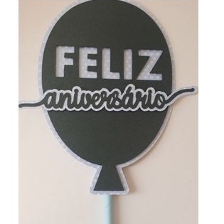 Conjunto de topo de bolo  Topper de feliz aniversário para bolo - Feliz Aniversário  Bolo Inserção Estrelas Corações Balões Decoração De Bolo De Festa Aferzov :  : Brinquedos e Jogos