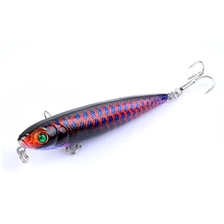 Isca artificial escama realista meia agua minnow 8 cm 9 gramas olhos 3d pintura realista Crankbait