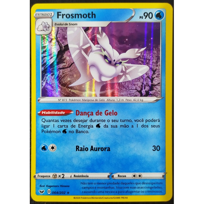 Frosmoth 64/202 NM in Portuguese Sword & Shield Pokémon TCG