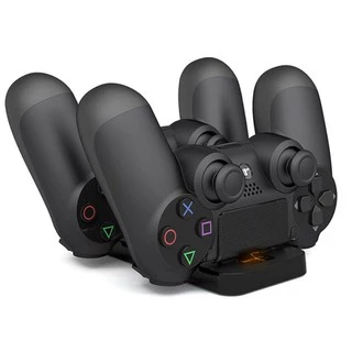 Carregador de Controle PS4 / Carregador Usb p/ Duplo Controle PlayStation 4 / Base carregadora Usb Para controles de PS4
