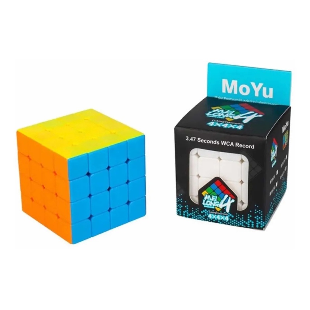 Cubo Magico Profissional Moyu Com Adesivo 4x4x4